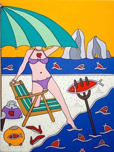 A CAPRI acrilico su tela 50x35 - 2007