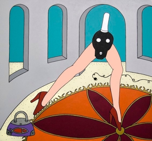 La Danza, acrilico su tela 80x80