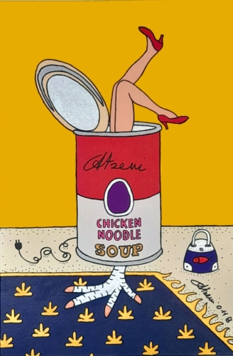 Giampaolo Atzeni_Chichen Soup_ 2011_60x40_acrilico su tela