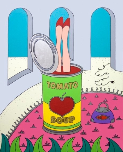 Un Tuffo al Cuore, 100x80 cm.